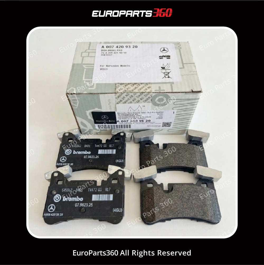 Mercedes-Benz C63, E63, CLA45 AMG Rear Brake Pad Set A0054209020 Europarts360