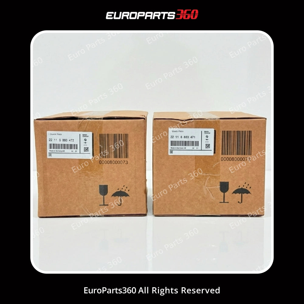 BMW 2-8 Series X3-X7 both Right & Left Engine Mount Set 22116860471  22116860472 (15-26)