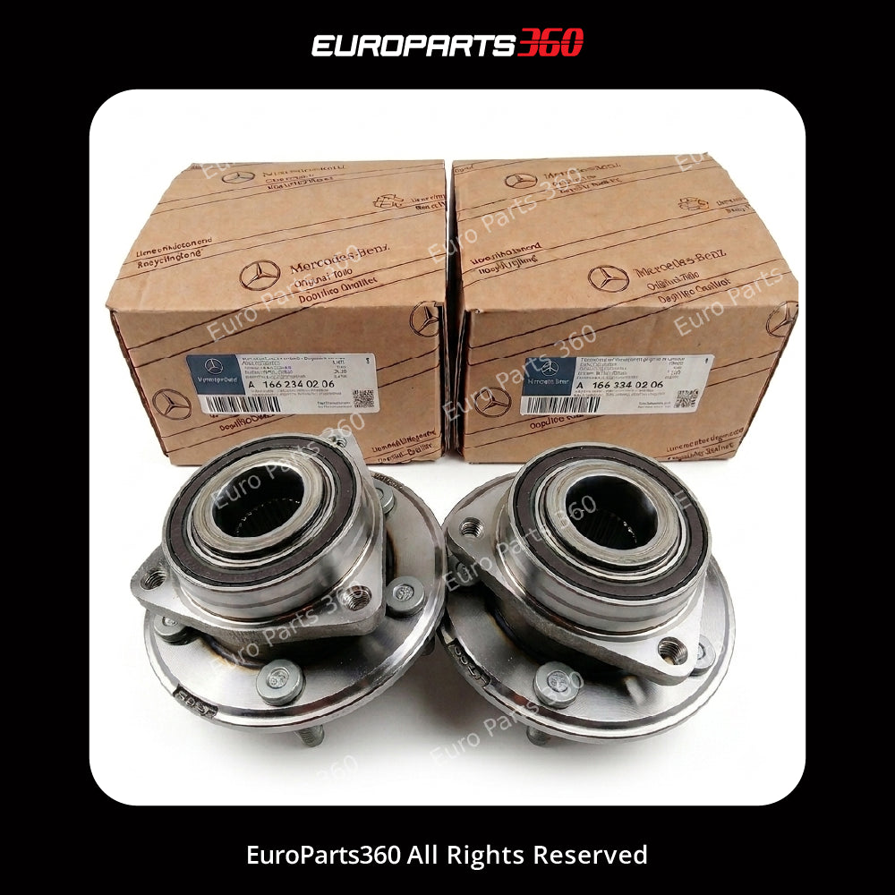 Mercedes Front Wheel Hub & Bearing Set  ML, GL, GLE, GLS 1663340206