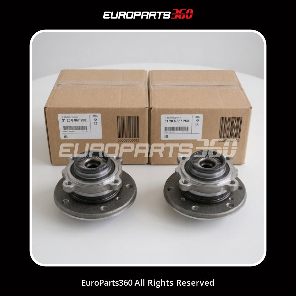 BMW F30, F32, F22 xDrive Front Wheel Hub Bearing Set 31206867260