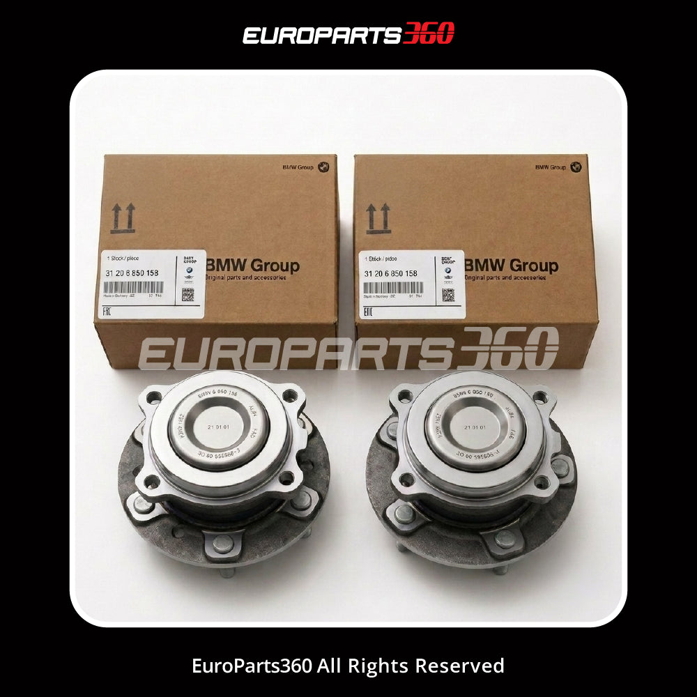 BMW Front Wheel Hub Bearing Set F10, F01, X3 (31206850158)
