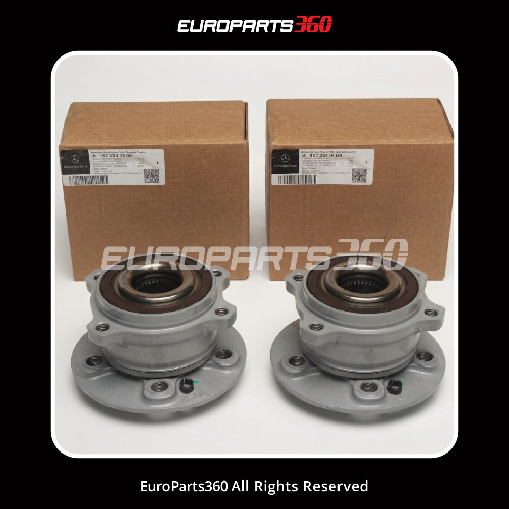 Mercedes GLE W167, GLS X167 Front Wheel Hub Bearing Set  (1673340300, 1673340400)