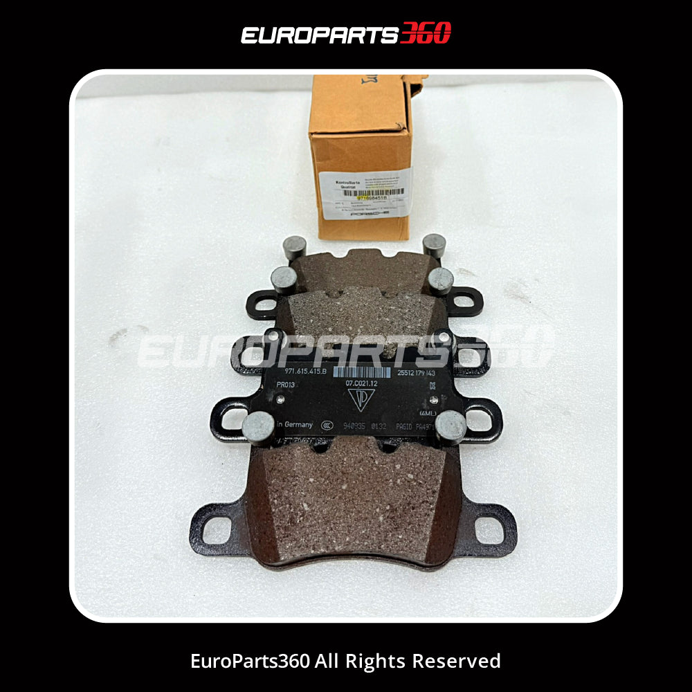 Porsche Taycan / Panamera / Cayenne Rear Brake Pad Set — OEM 971698451B