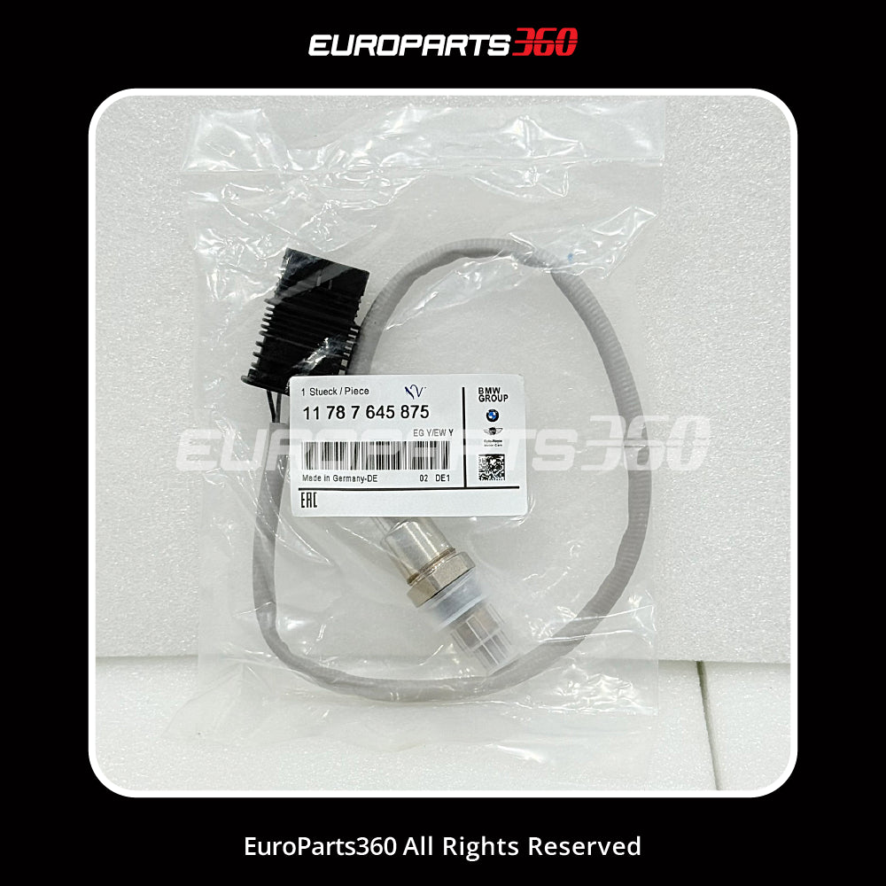 BMW 1 2 3 4 5 6-series X4 X5 X6 Oxygen Sensor 11-78-7-645-875  11787645875 (Genuine) (2014-2019)
