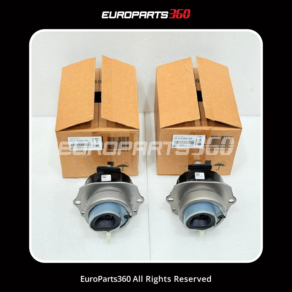 BMW X5 X6 Left & Right Engine Mount Set 22116853103 22116853104 2013–19