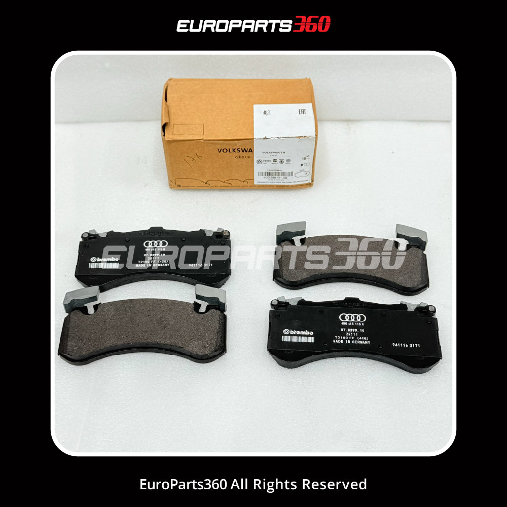 Audi A6 S7 A8 S6 S7 S8 Front Brake Pad Set - 4G0698151AB
