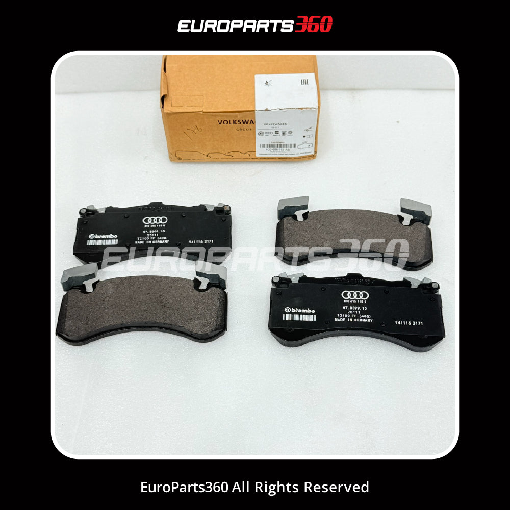 Audi A6 S7 A8 S6 S7 S8 Front Brake Pad Set - 4G0698151AB