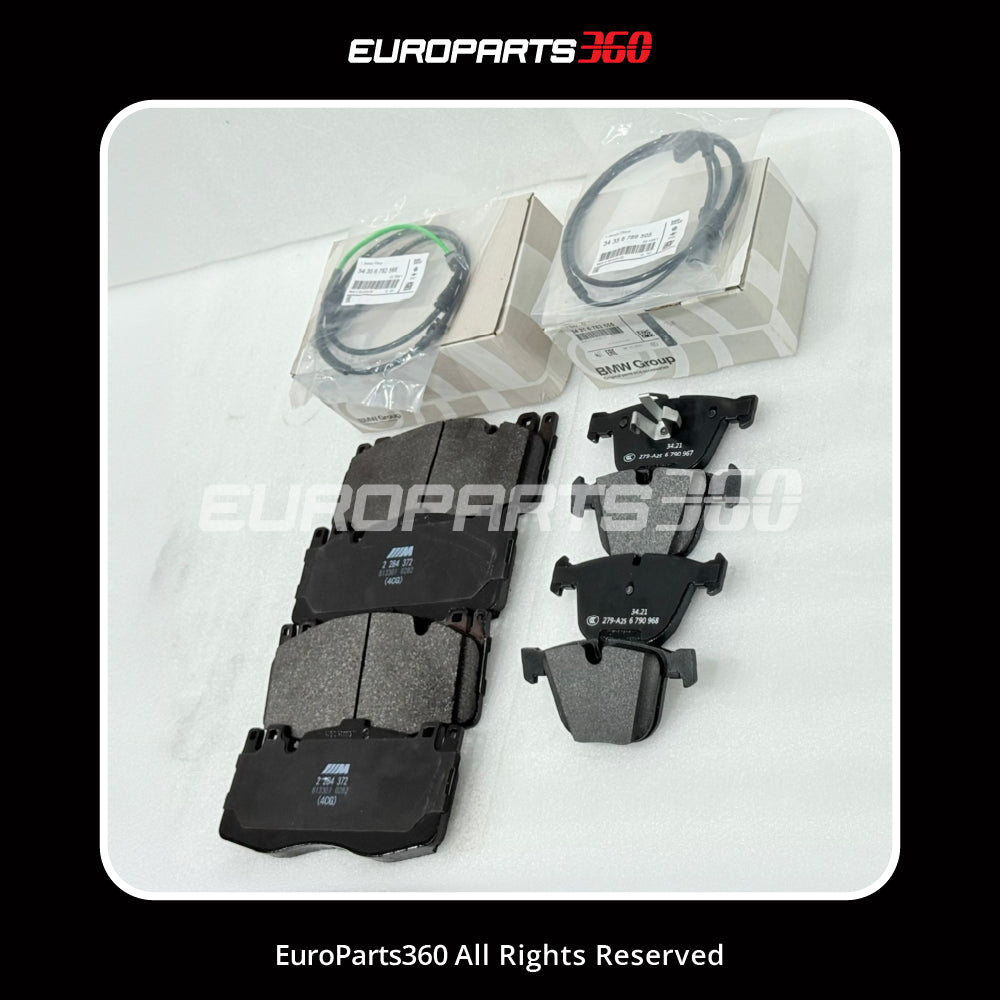 BMW X5M X6M Front & Rear Brake Pad Set 34117852969 34216794879 (2014-2019)