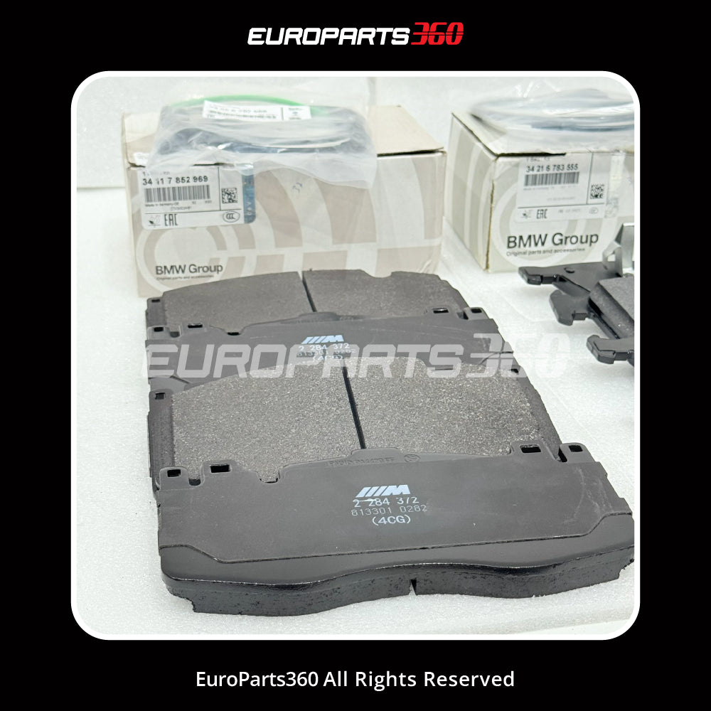 BMW X5M X6M Front & Rear Brake Pad Set 34117852969 34216794879 (2014-2019)