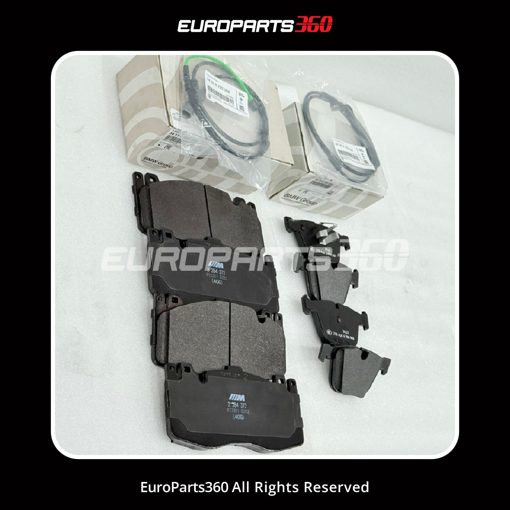 BMW X5M X6M Front & Rear Brake Pad Set 34117852969 34216794879 (2014-2019)
