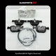 BMW X5M X6M M1 M3 M5 M6 Rear Brake Pad Set 34216794879 (01-19)