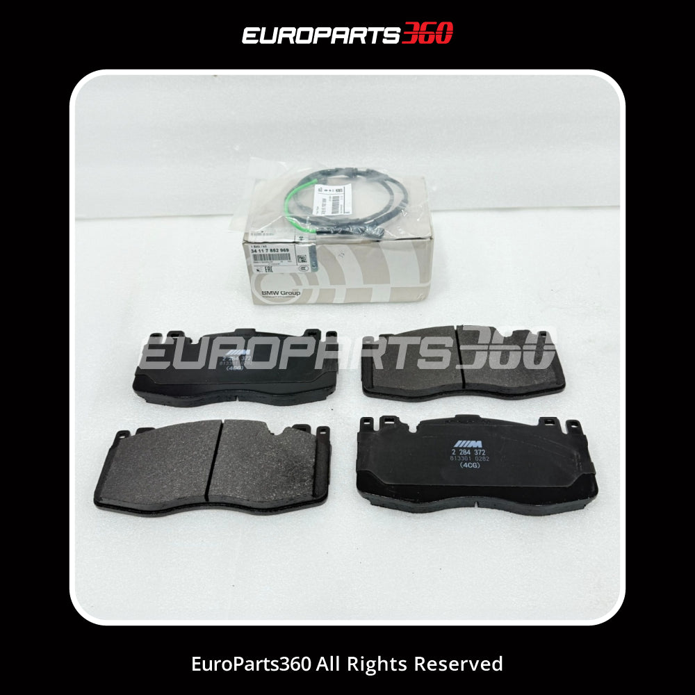 BMW 2-6 Series X5M X6M Front Brake Pads Set 34117852969, 34112284370 (14-19)