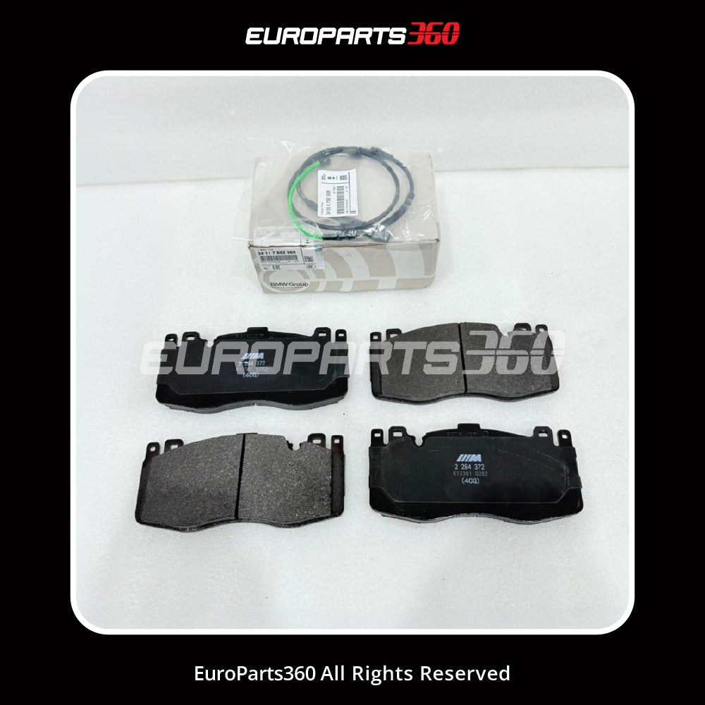 BMW 2-6 Series X5M X6M Front Brake Pads Set 34117852969, 34112284370 (14-19)