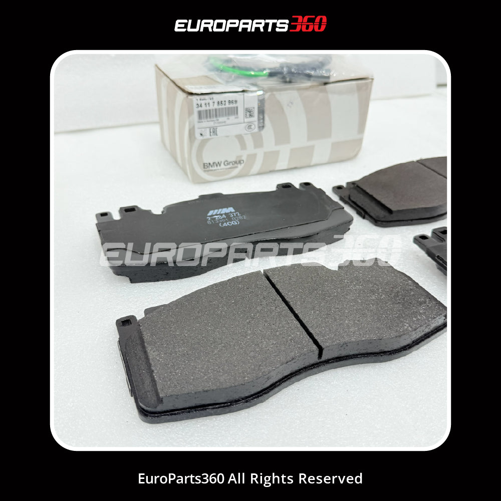 BMW 2-6 Series X5M X6M Front Brake Pads Set 34117852969, 34112284370 (14-19)
