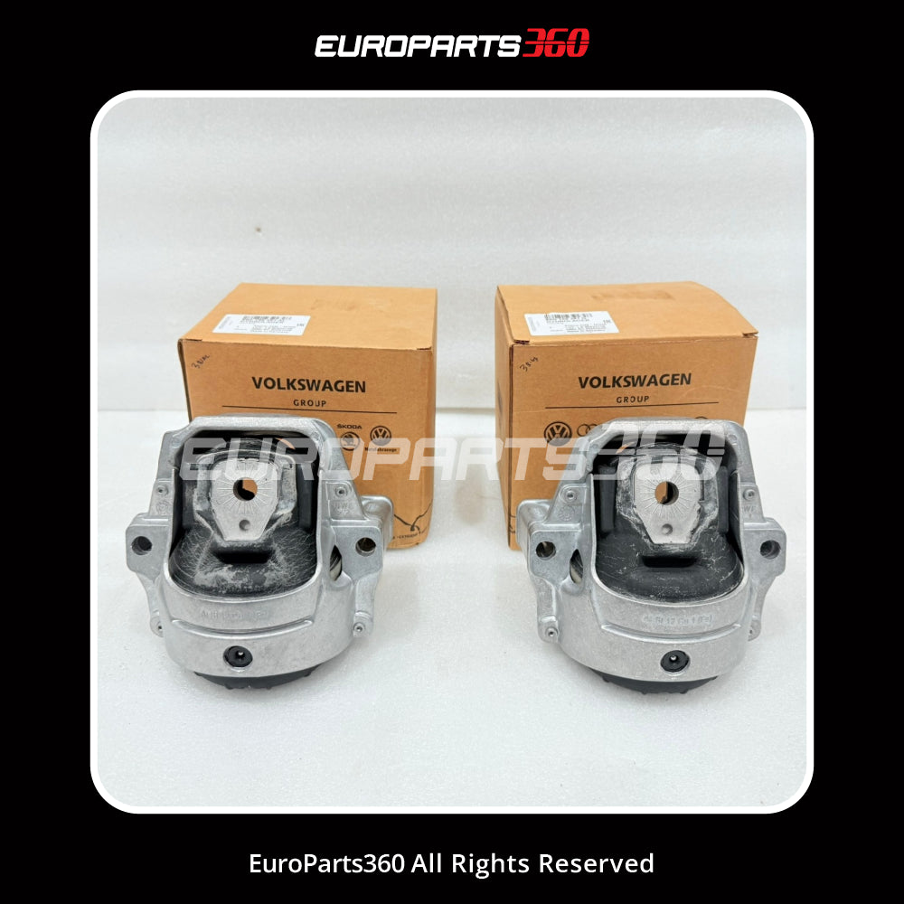 Audi A4 A5 Front Engine Mount Set - 8R0199381AL, 8R0199381G