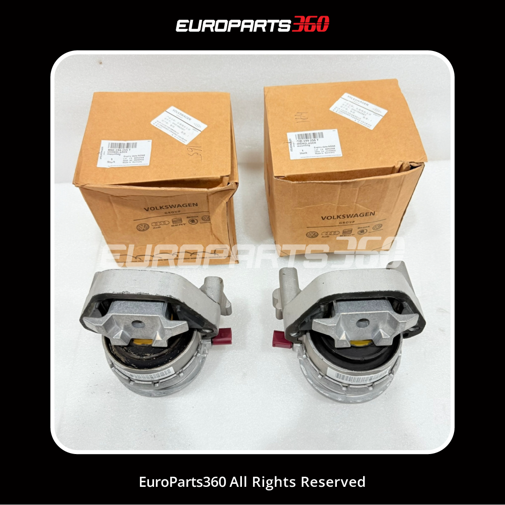 Audi S6 S7 RS7 4.0T V8 Left & Right Engine Mount Set 4H0199255T 4H0199256T 2013-2018