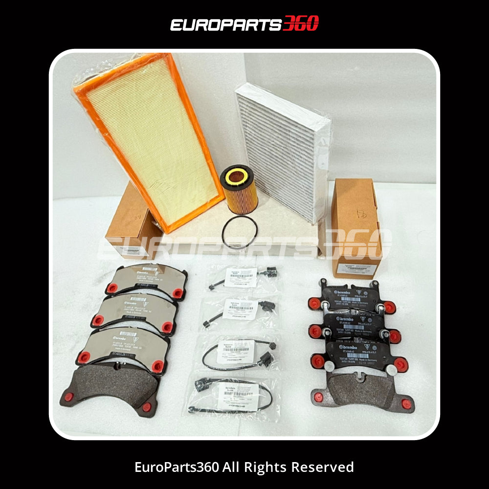 Porsche Genuine Brake + Service Combo Kit 95835193930 + 95835293900 + 95811013000