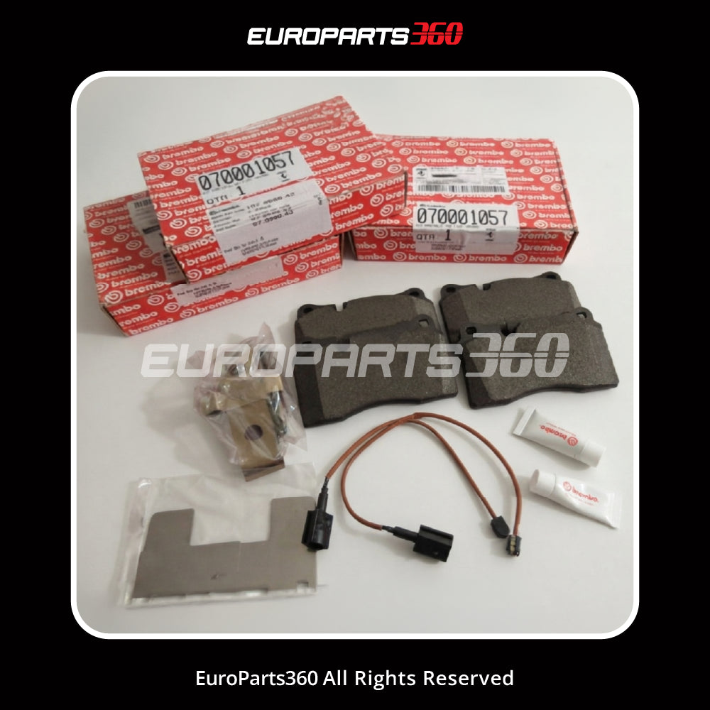 Ferrari 612 Scaglietti Front Brake Pad Kit with Spring — OEM 70001057
