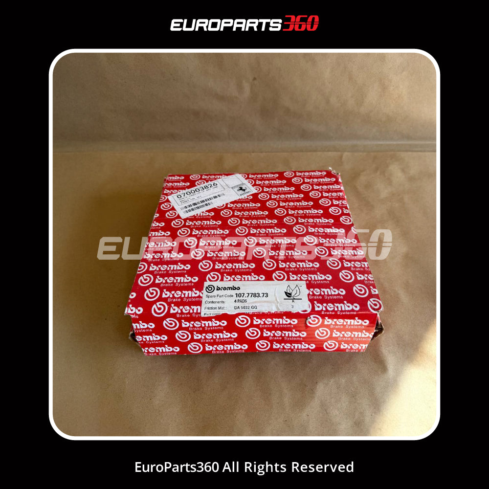 Ferrari 458 / F12 / 812 / Daytona Front Brake Pad Set with Spring — OEM 70003278