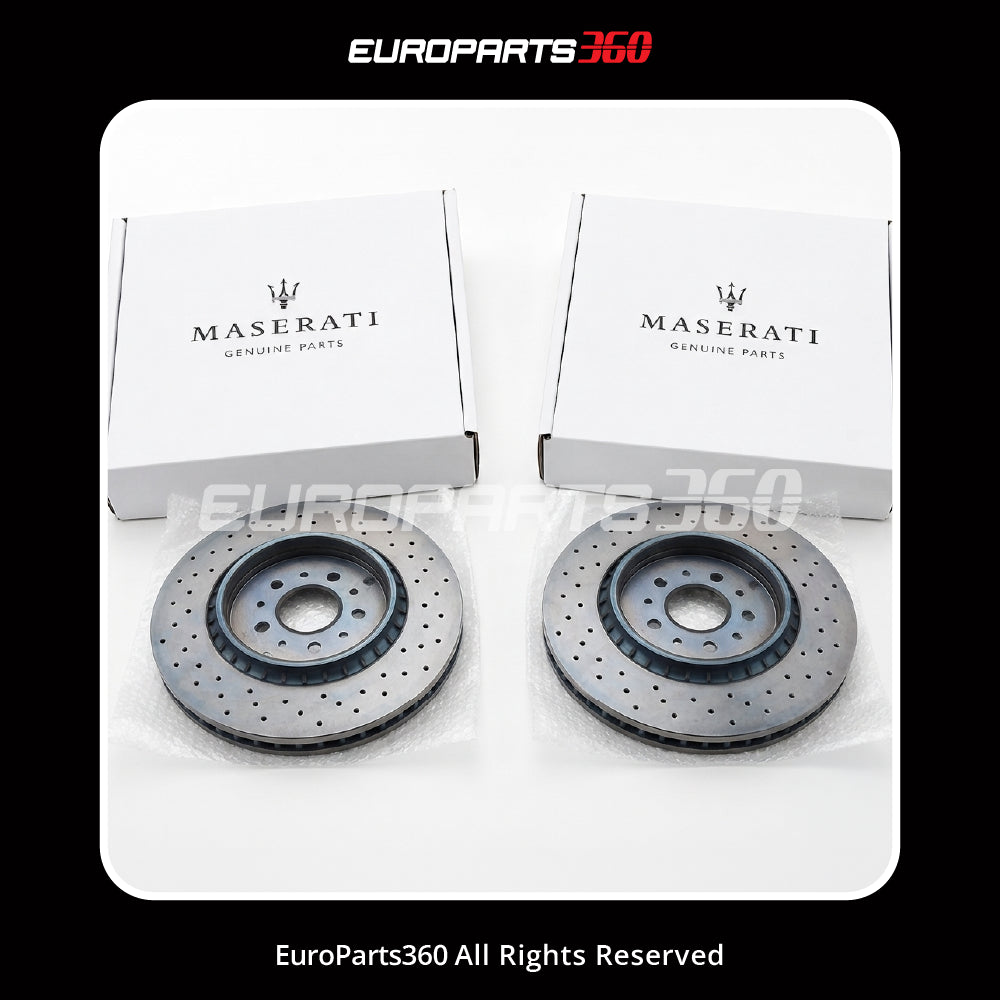 Maserati GranTurismo / GranCabrio / Quattroporte Rear Brake Rotor Set (2 pcs) — OEM 228411