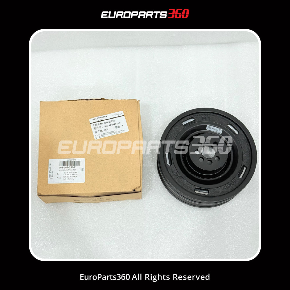 Audi Q5 Q7 A5 A6 A7 A8 3.0T Amortiguador de cigüeñal (Harmonic Balancer) Polea de cigüeñal 06E105251F (2008-2018)