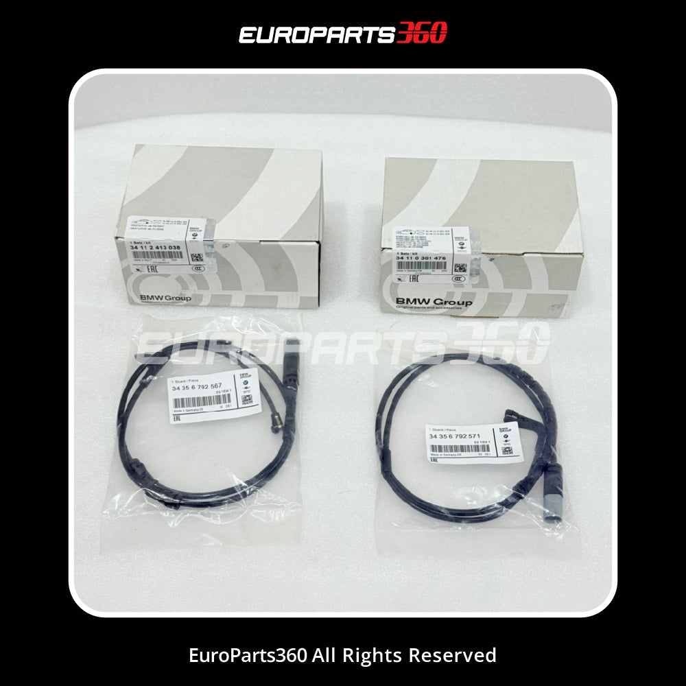 BMW Front Brake Service Kit — Front & Rear / 34110301476 34112413039