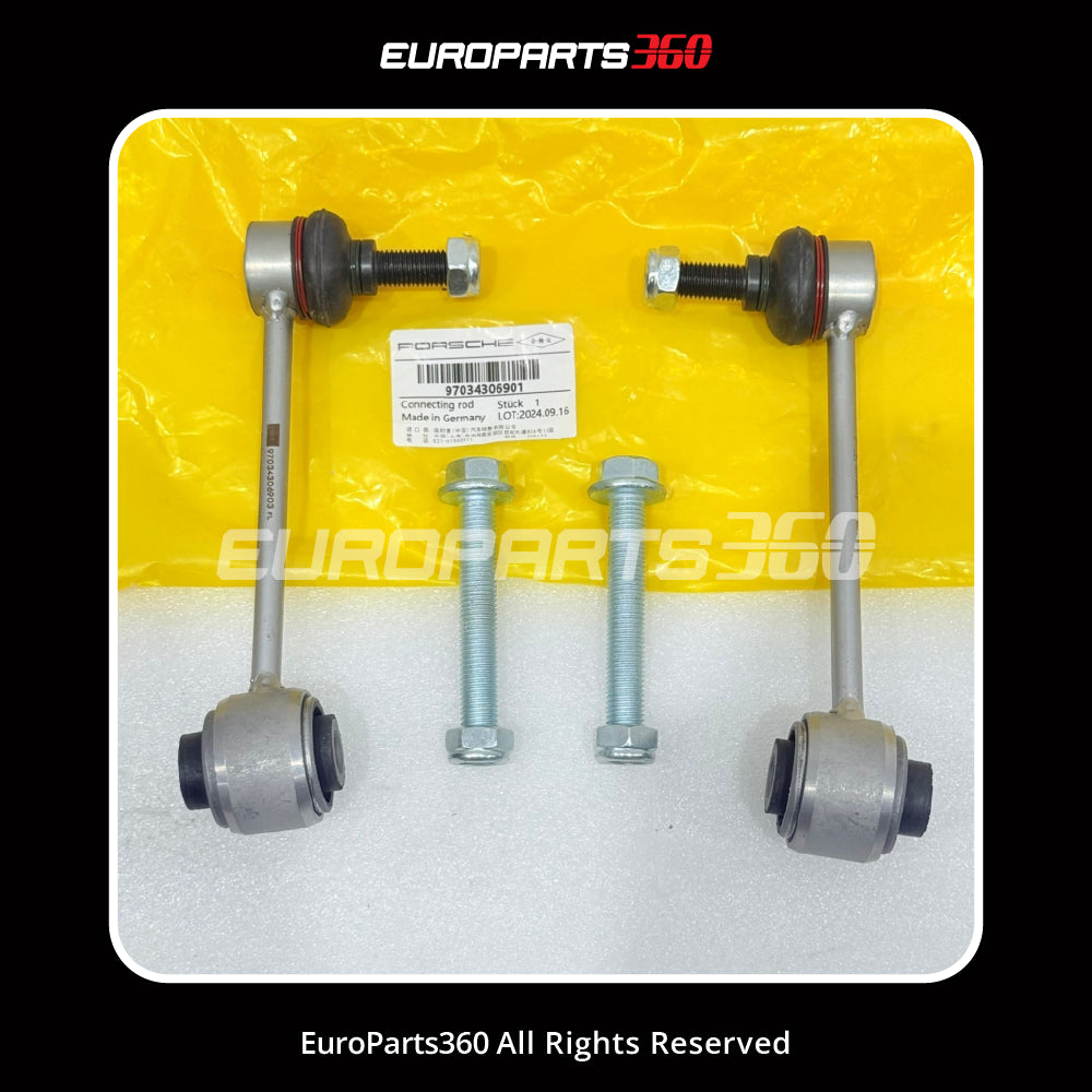 Porsche Panamera 970 Front Anti-Roll Bar Drop Link Set (L+R) — OEM 97034306901