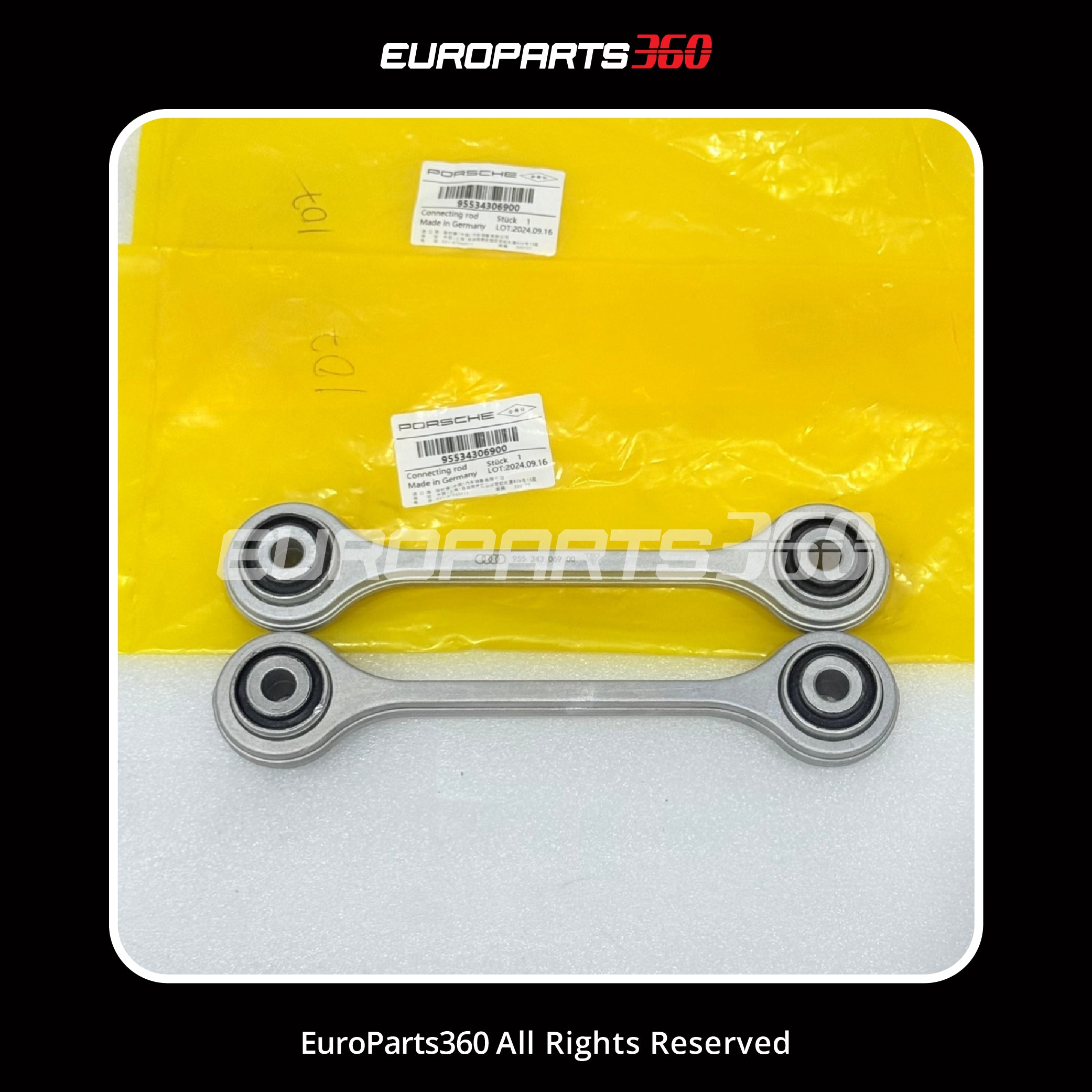 Porsche Cayenne Front Sway Bar Drop Link, Right & Left — OEM 95534306900