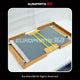 Condensador de A/C Porsche Cayenne con filtro deshidratador integrado — OEM PAB81641100