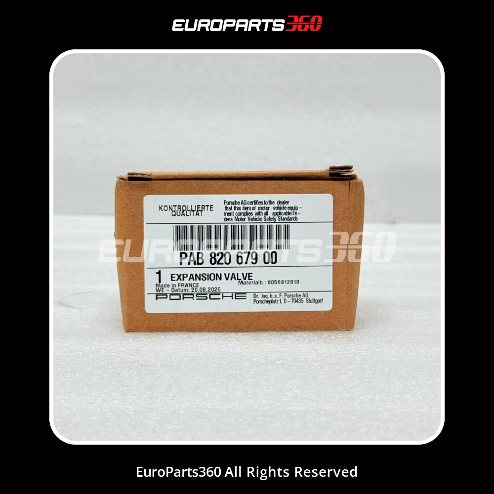 Porsche Cayenne A/C Expansion Valve (TXV) — OEM PAB82067900