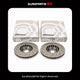 Juego de rotores de freno delanteros (izquierda + derecha) BMW M5 / M8 — OEM 34117991101 / 34117991102