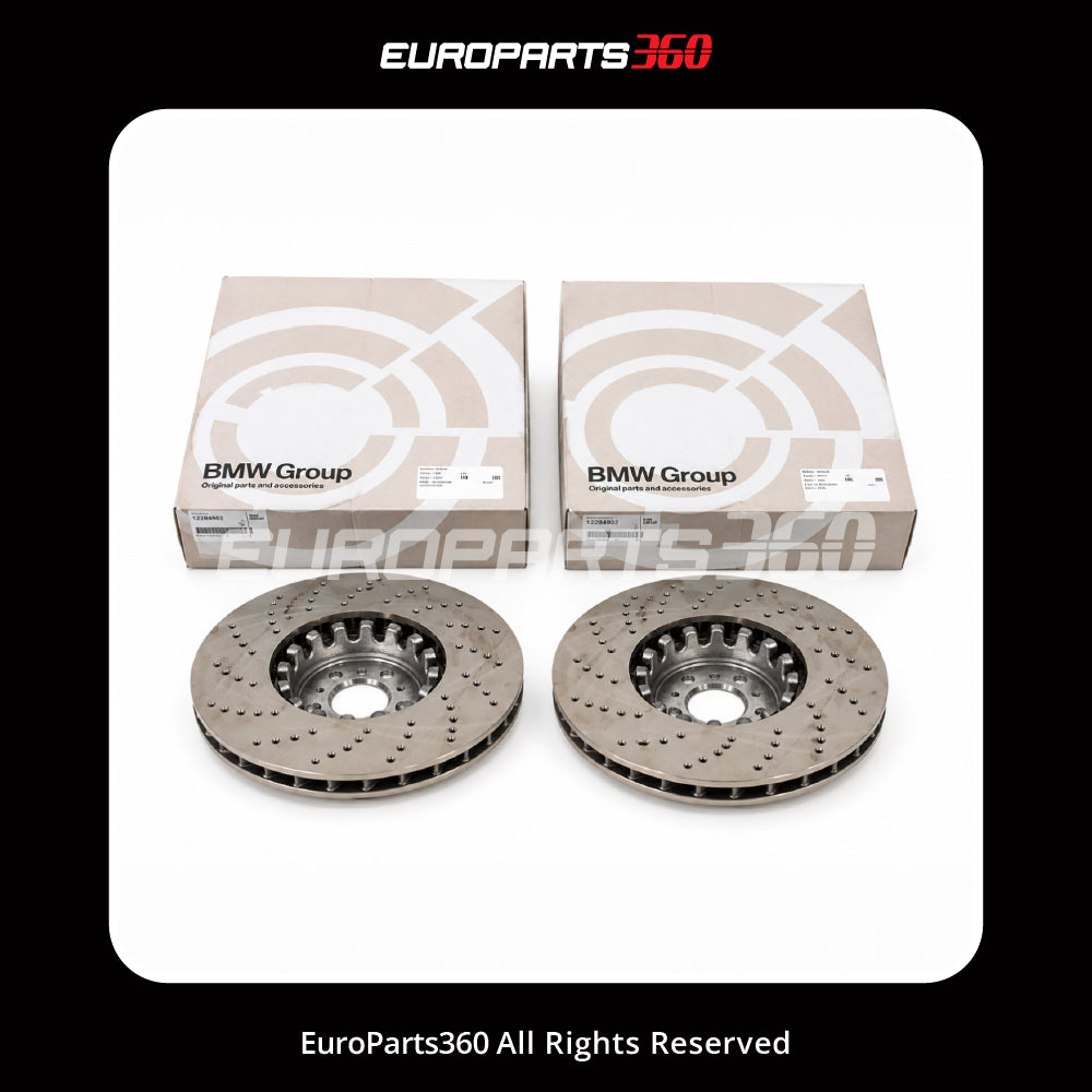 BMW M5 / M8 Front Brake Rotor Set (L+R) — OEM 34117991101 / 34117991102