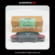 Juego de pastillas de freno delanteras Porsche Panamera (970) — OEM 97035294703