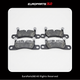 Juego de pastillas de freno traseras Porsche Cayenne (958) / Panamera — OEM 7P0698451