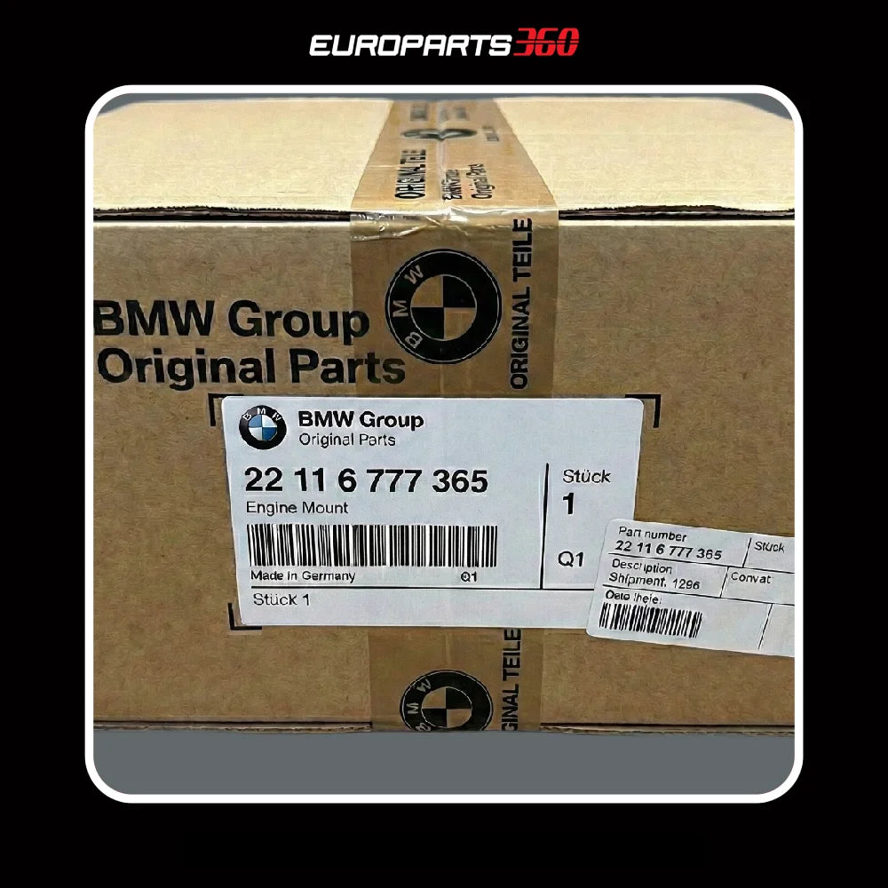 BMW 528i 640i Engine Mount Left Side Genuine 22116777365