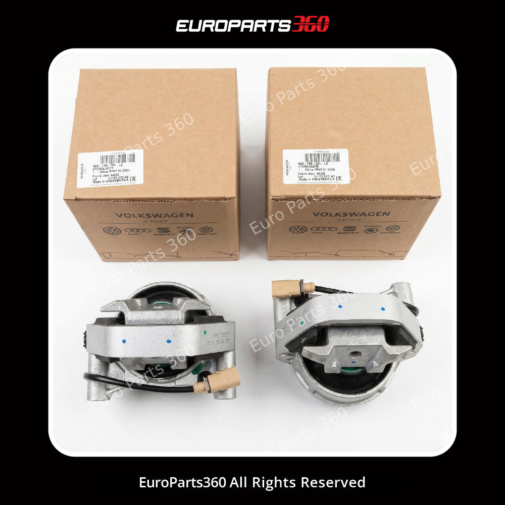 Audi A6 A7 A8 Engine Mount Set 4G0199381LC 4G0199381LD (2010-2018) 