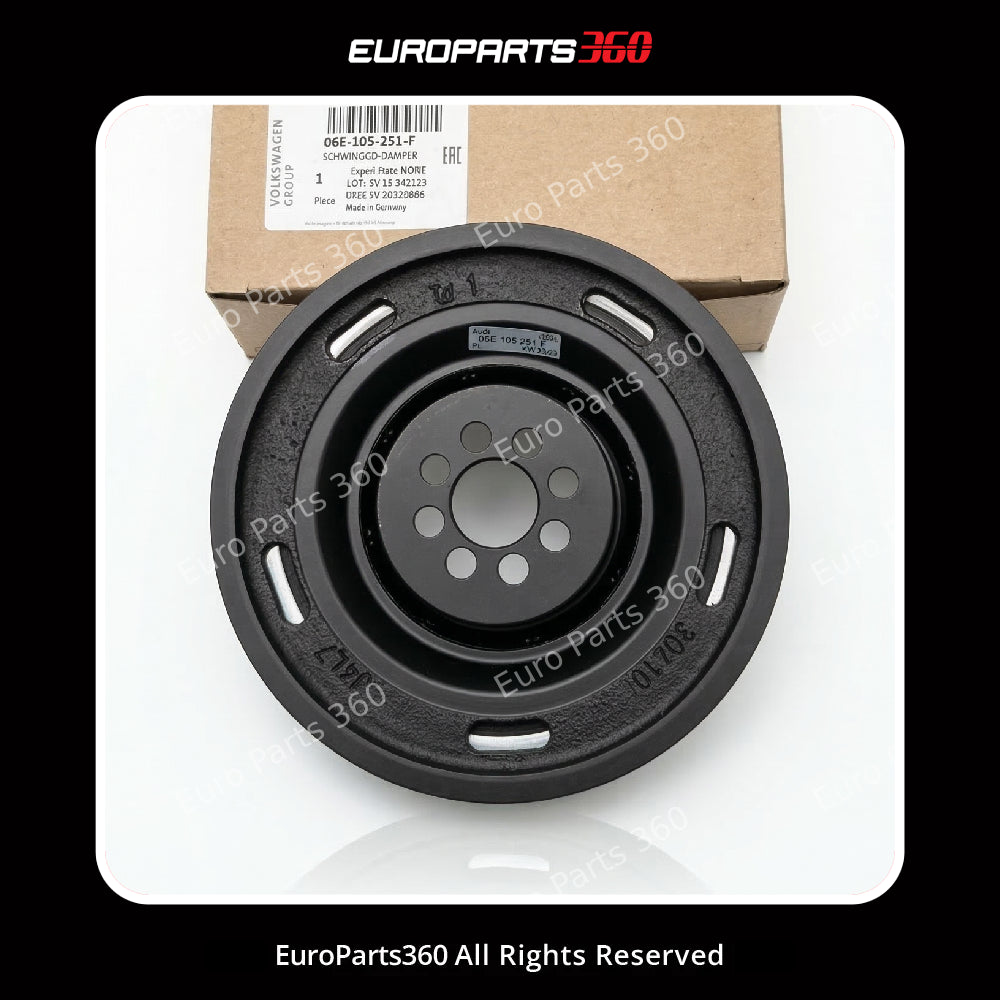 Audi Q5 & SQ5 3.0T Harmonic Balancer Crank Pulley 06E105251F (2008-2018)