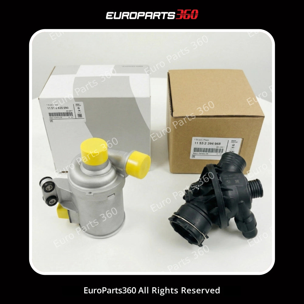 BMW 1-5 Series X5 X6 Thermostat  Water Pump 11532394968  11518635090 ( 12– 19) Europarts360