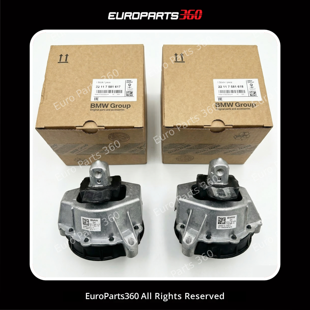 BMW 2 3 4 Series Z4 Engine Mount Set (L&R) 22117581617 22117581618  18-25 