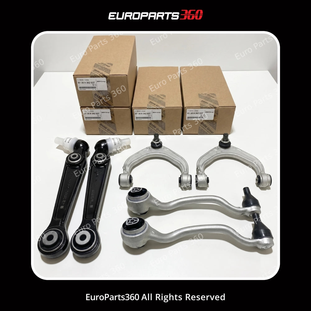 BMW X5 X6 Complete 6-Piece Front Control Arm Set (F15, F16) 2013-2019 Europarts360