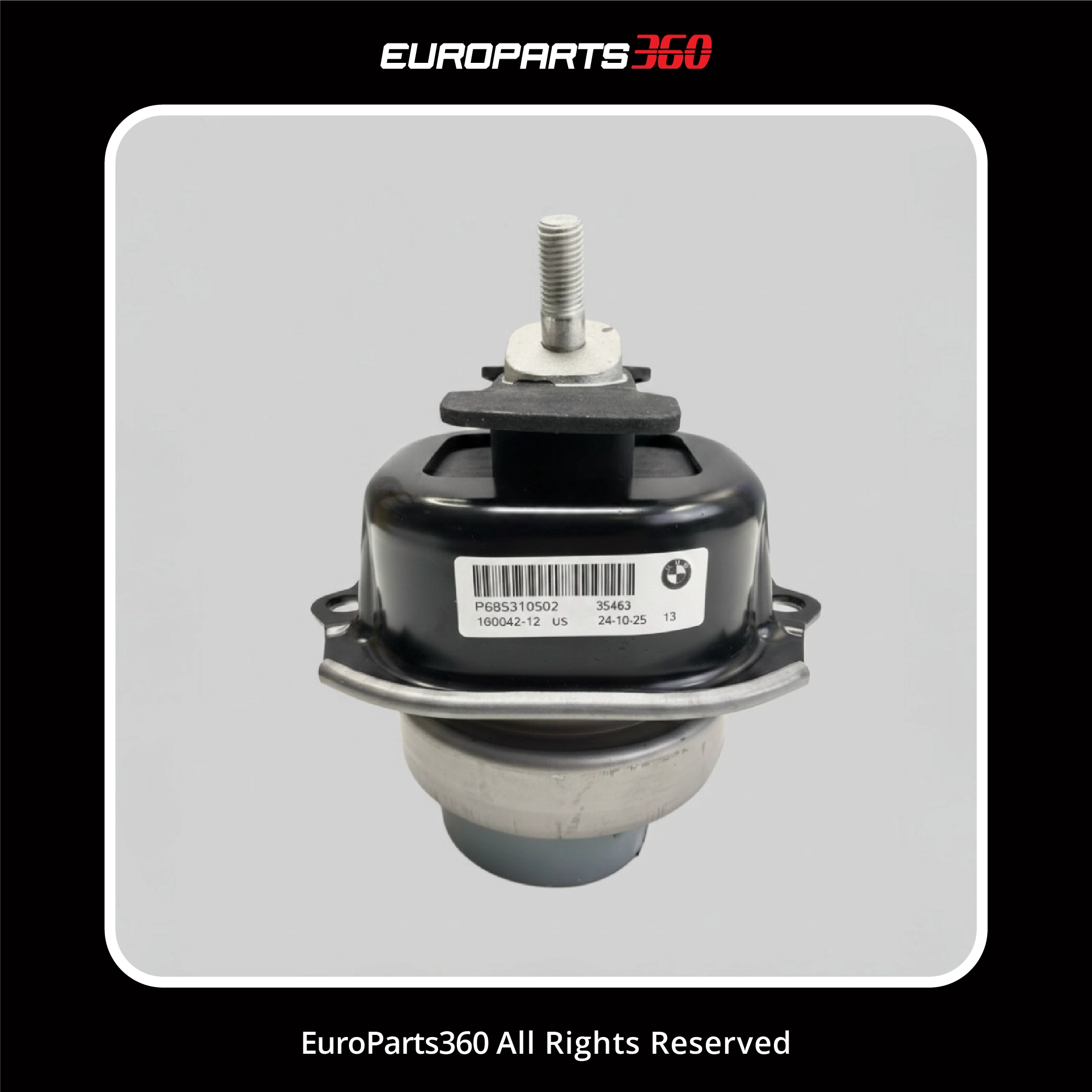 BMW X5 X6 Left & Right Engine Mount Set 22116853103, 22116853104 2013–19 Europarts360