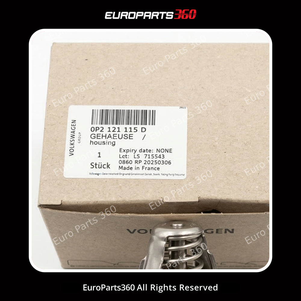 Audi A6 A7 A8 S8 Q8 Engine Cooling Thermostat 0P2121115D 2018-2025 Europarts360