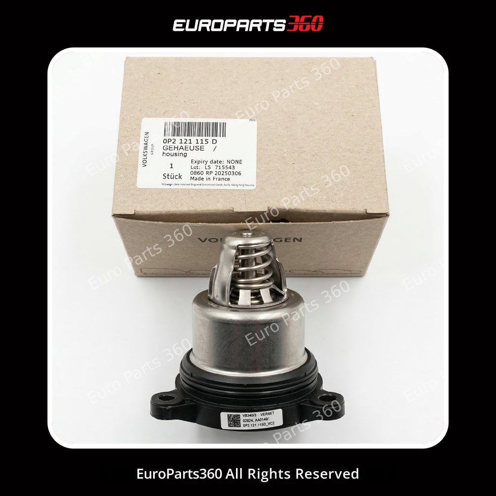 Audi A6 A7 A8 S8 Q8 Engine Cooling Thermostat 0P2121115D 2018-2025 Europarts360
