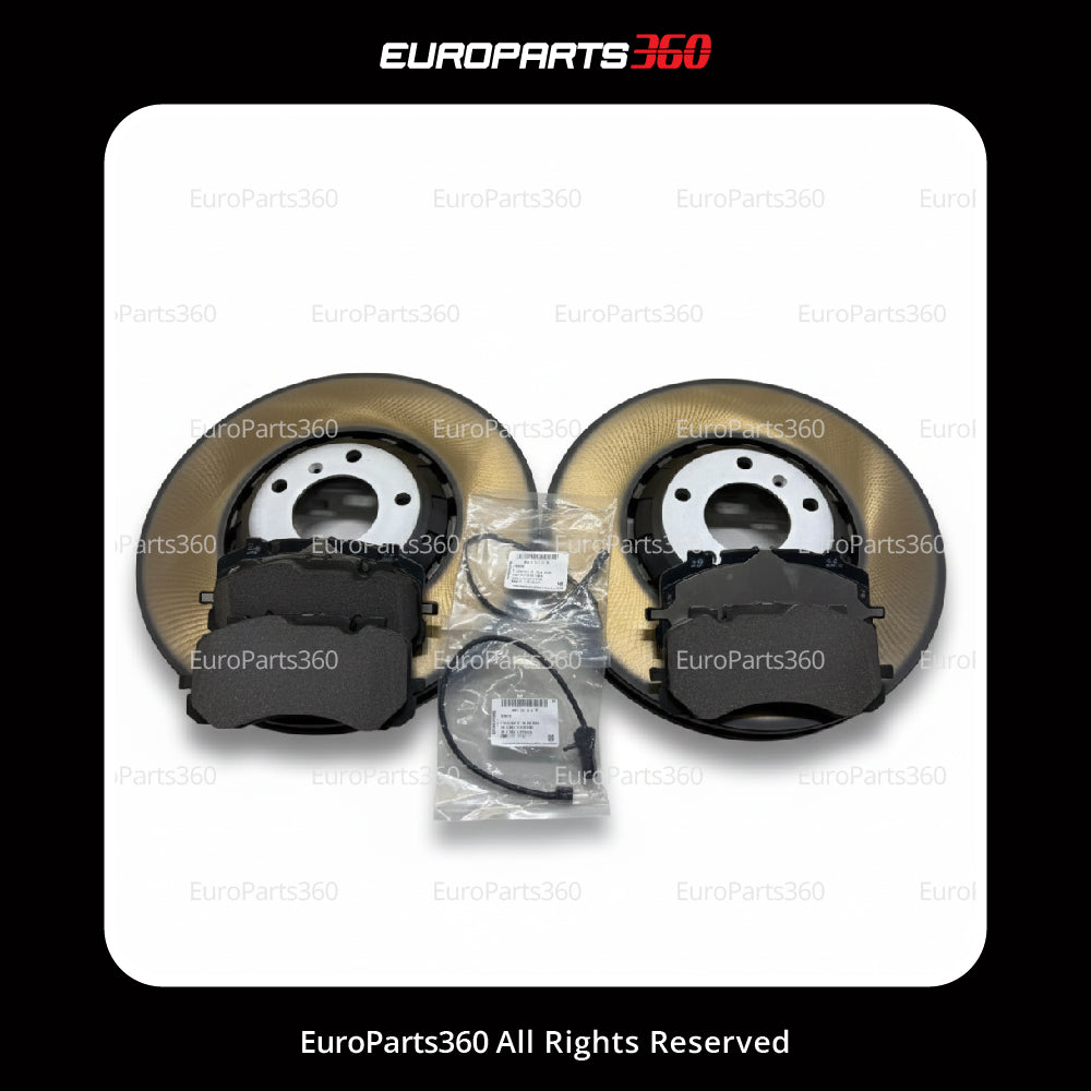 Bentley Bentayga 6.0 W12  Front Brake Pads & Rotors 4M0615301AJ 4M0698151AK Genuine -OEM- Europarts360