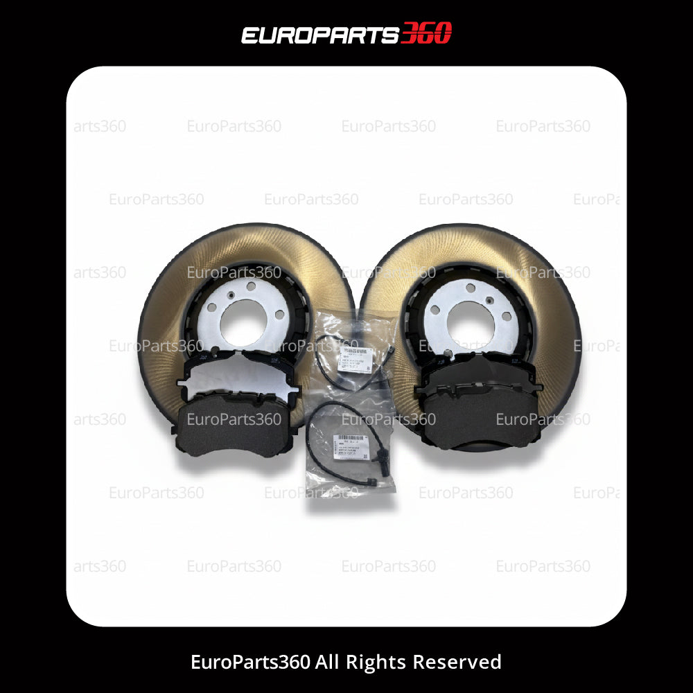 Bentley Bentayga 6.0 W12  Front Brake Pads & Rotors 4M0615301AJ 4M0698151AK Genuine -OEM- Europarts360