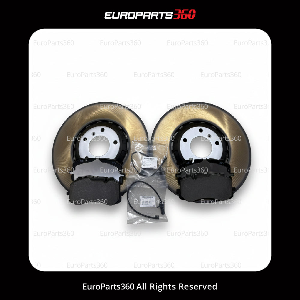 Bentley Bentayga 6.0 W12  Front Brake Pads & Rotors 4M0615301AJ 4M0698151AK Genuine -OEM- Europarts360