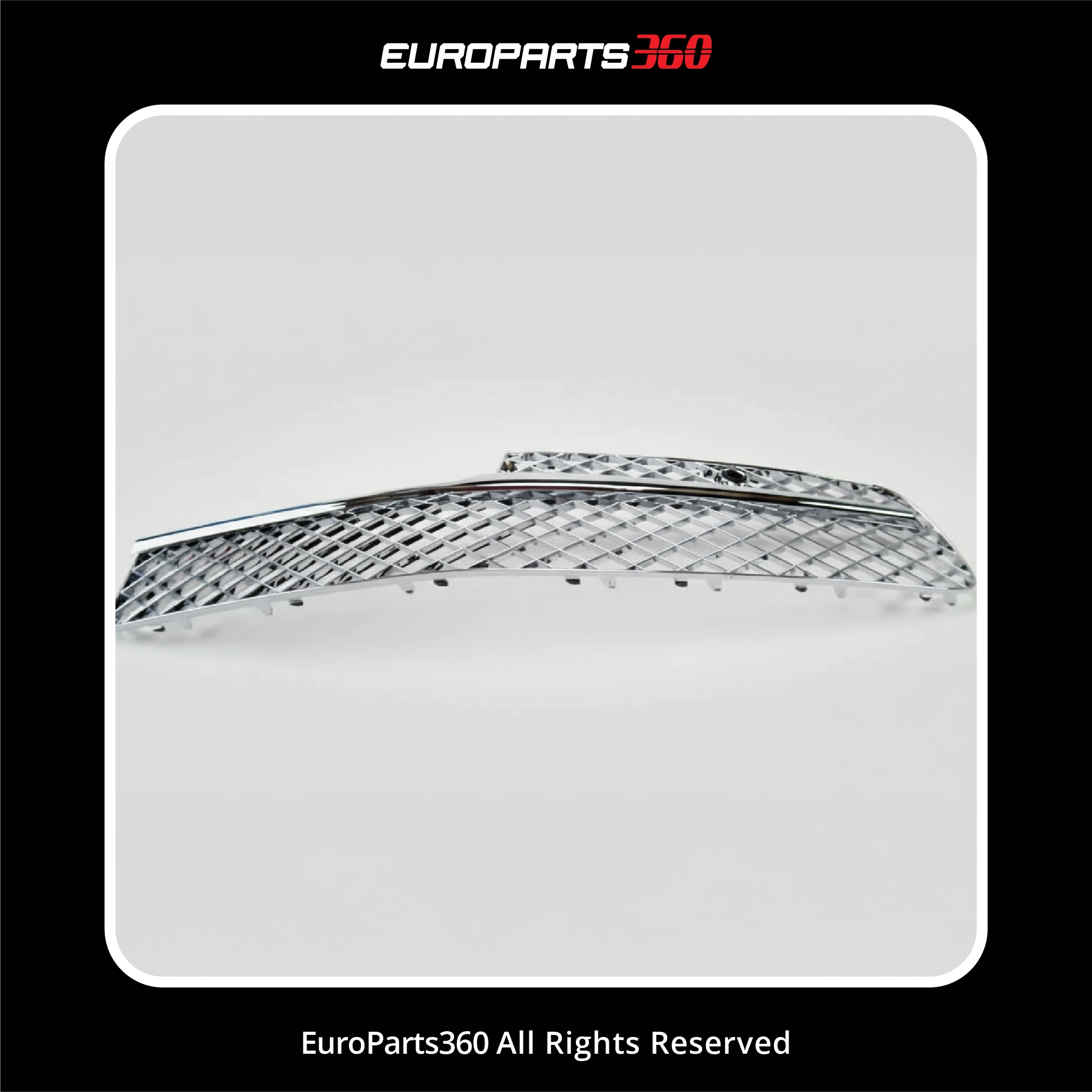 Bentley Continental Flying Spur Front Chrome Bumper Grilles  Left & Right 4W0807647 & 4W0807648 (aftermarket) Europarts360