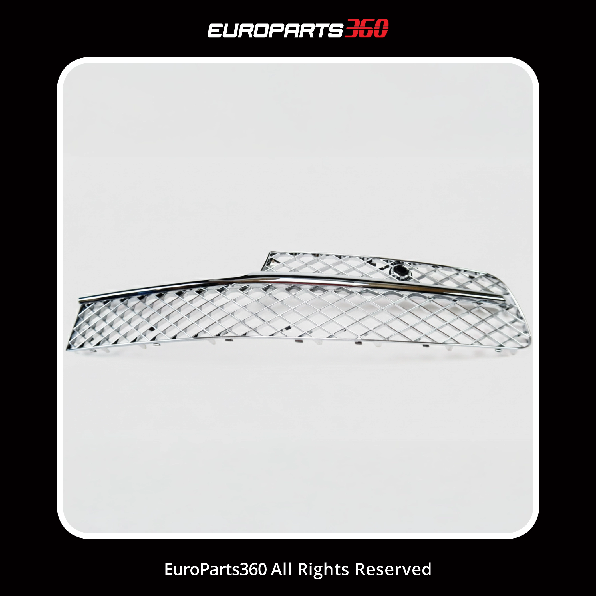 Bentley Continental Flying Spur Left Front Bumper Chrome Grille 4W0807647 (aftermarket) Europarts360