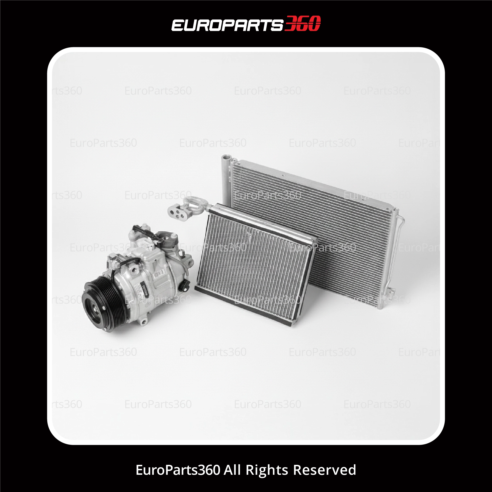 Genuine BMW Complete A/C System Kit (Compressor, Evaporator, Condenser) for 335i 535i X5 X6 (2011–2020) Europarts360