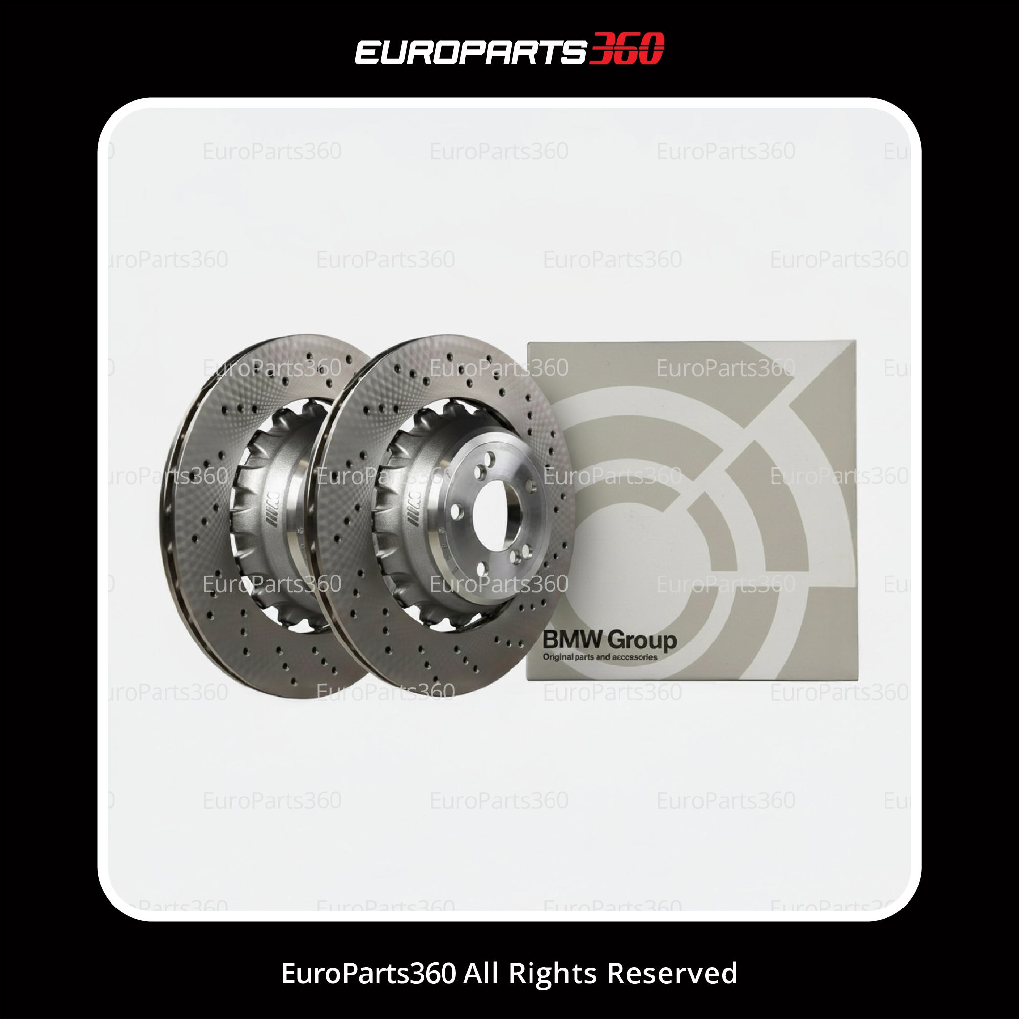 Genuine BMW X5M X6M Rear Brake Discs 34212284903 & 34212284904 14-19 Europarts360